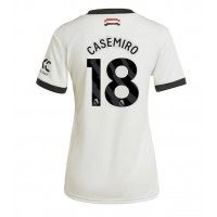 Maglie da calcio Manchester United Casemiro #18 Terza Maglia Femminile 2024-25 Manica Corta